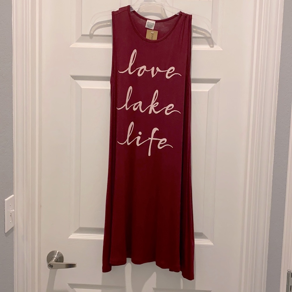 Color bear flowy dress